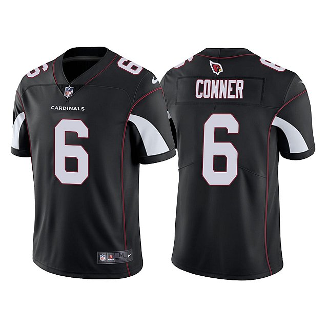 James Conner Cardinals #6 Vapor Limited Men's Black Jersey