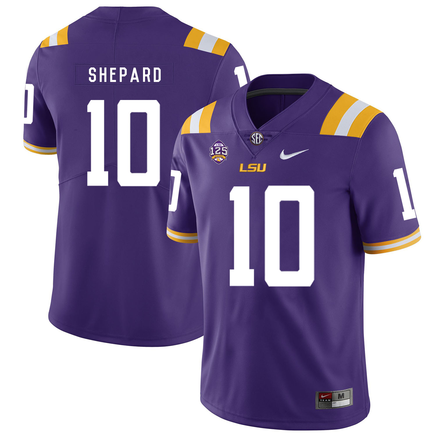 LSU Tigers 10 Russell Shepard Purple Nike College Football Jersey