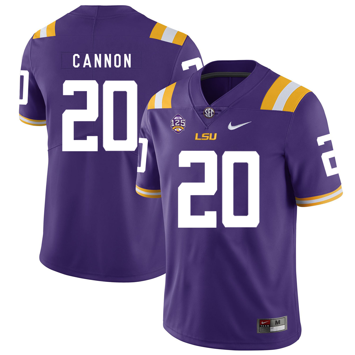 LSU Tigers 20 Billy Cannon Purple Nike College Football Jersey