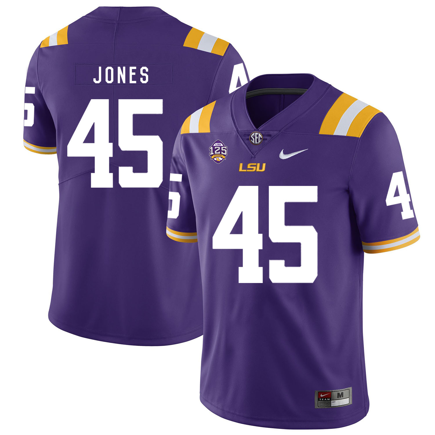 LSU Tigers 45 Deion Jones Purple Nike College Football Jersey