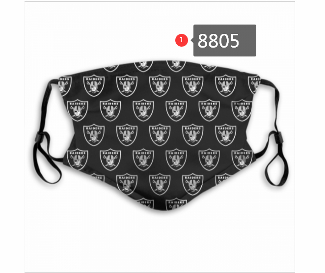 Las-Vegas-Raiders-Team-Face-Mask-Cover-with-Earloop-8805