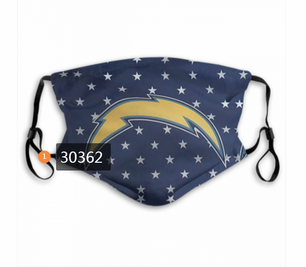 Los-Angeles-Chargers-Team-Face-Mask-Cover-with-Earloop-30362