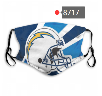 Los-Angeles-Chargers-Team-Face-Mask-Cover-with-Earloop-8717