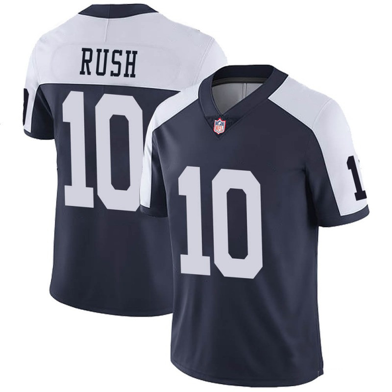 MEN'S COOPER RUSH #10 DALLAS COWBOYS LIMITED ALTERNATE VAPOR UNTOUCHABLE NAVY JERSEY