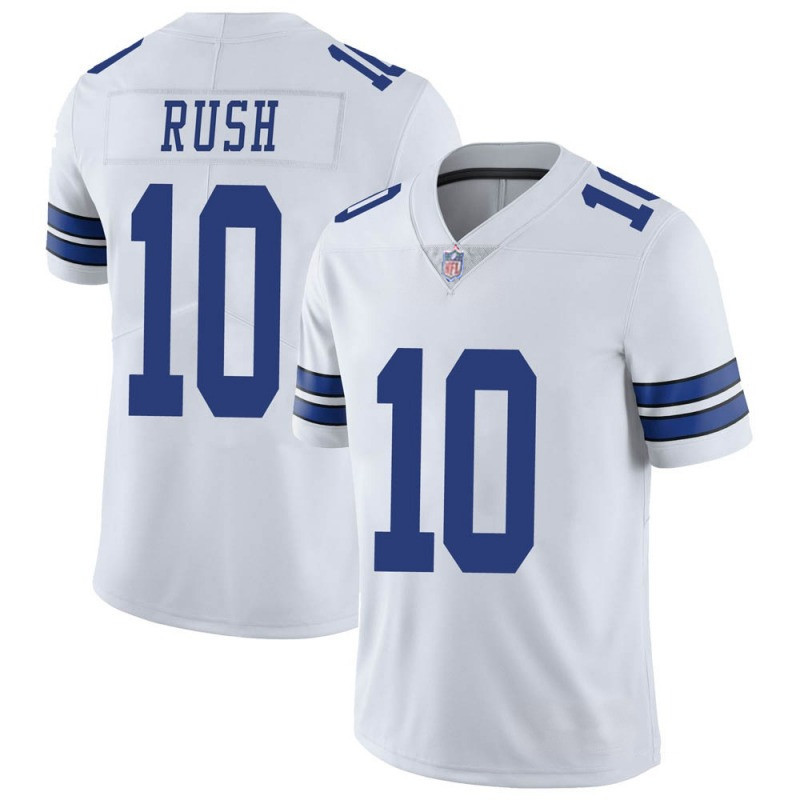 MEN'S COOPER RUSH #10 DALLAS COWBOYS LIMITED VAPOR UNTOUCHABLE WHITE JERSEY