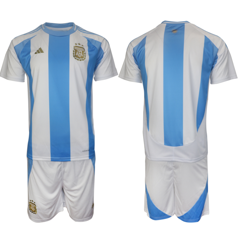 Men's Argentina home blank 2024-25 Suit Soccer Jerseys