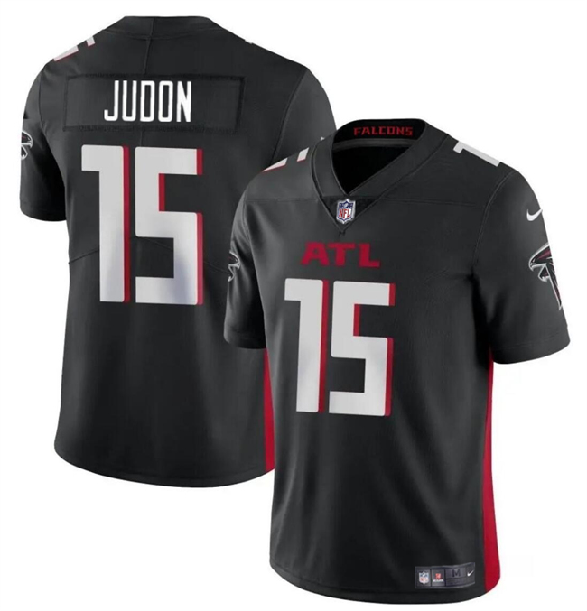 Men's Atlanta Falcons #15 Matthew Judon Black Vapor Untouchable Limited Football Stitched Jersey