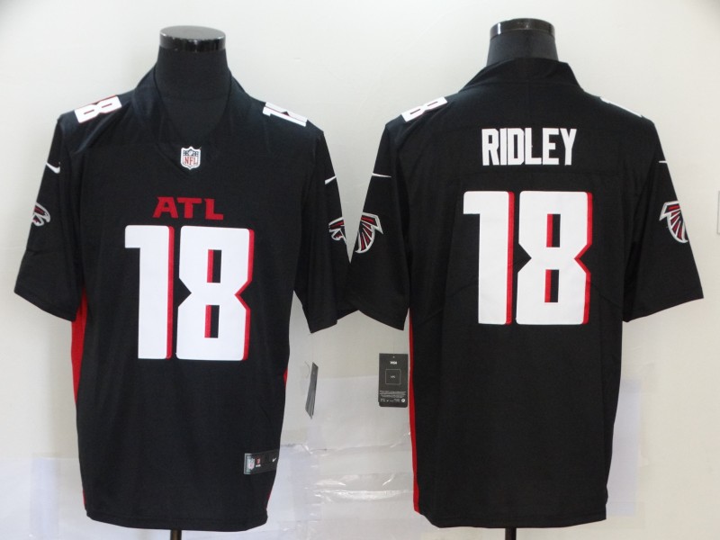 Men's Atlanta Falcons #18 Calvin Ridley Black 2020 NEW Vapor Untouchable Stitched NFL Nike Limited Jersey