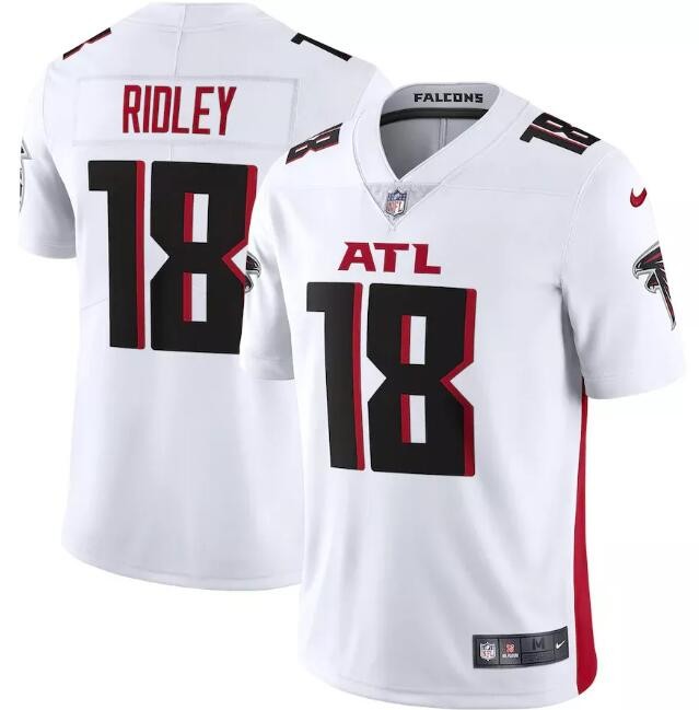 Men's Atlanta Falcons #18 Calvin Ridley White New Vapor Untouchable Limited Nike Jersey