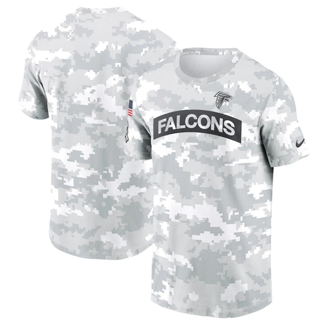 Men's Atlanta Falcons 2024 Arctic Camo Salute To Service Performance T-Shirt