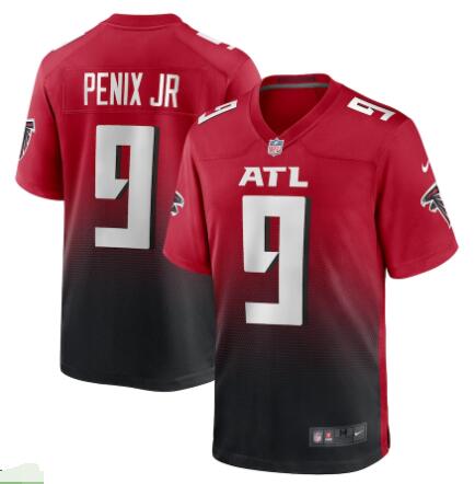 Men's Atlanta Falcons Michael Penix Jr. #9 Nike Red Alternate Game Jersey