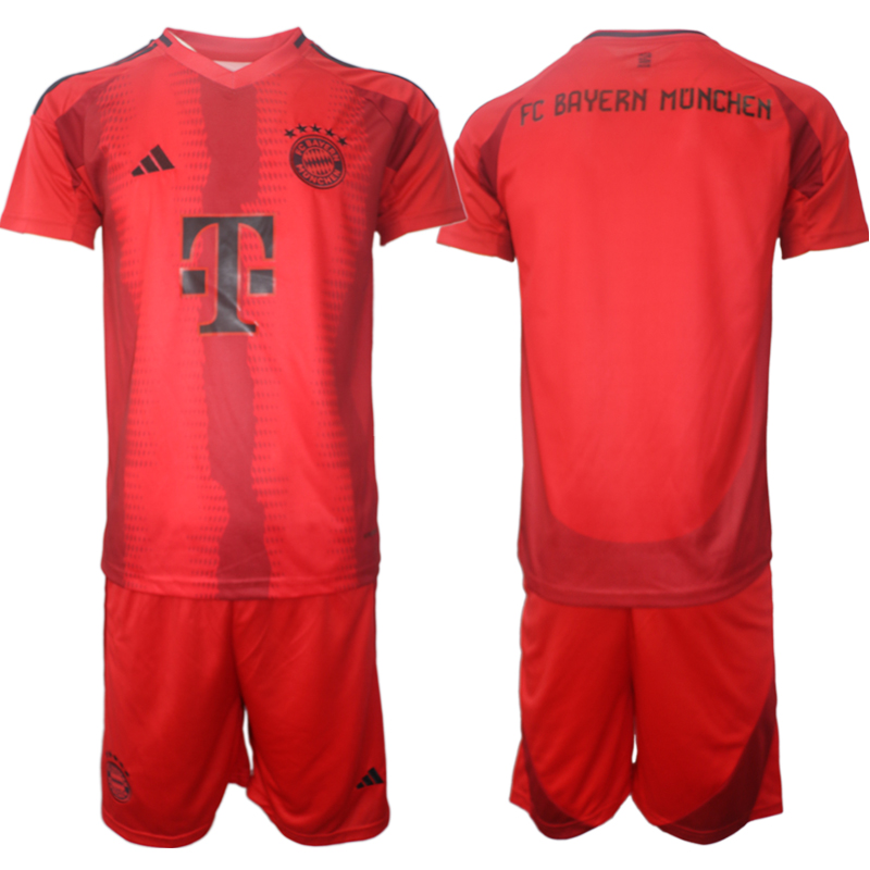 Men's Bayern München home blank 2024-25 Suit Soccer Jerseys