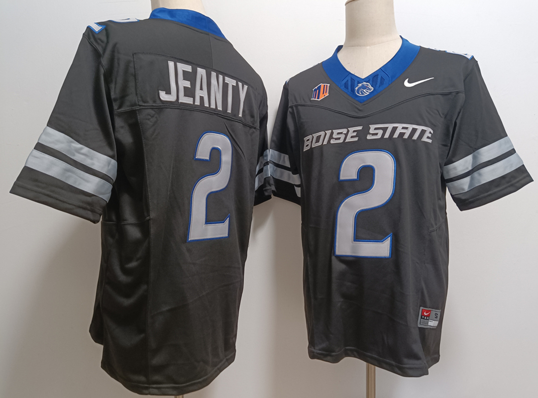 Men's Boise State Broncos #2 Ashton Jeanty Black 2024 F.U.S.E. Vapor Limited Stitched Football Jersey