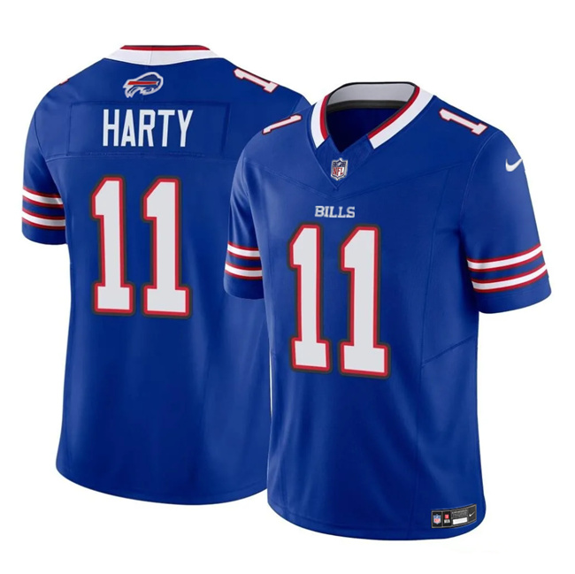 Men's Buffalo Bills #11 Deonte Harty Blue 2023 F.U.S.E. Vapor Untouchable Limited Football Stitched Jersey