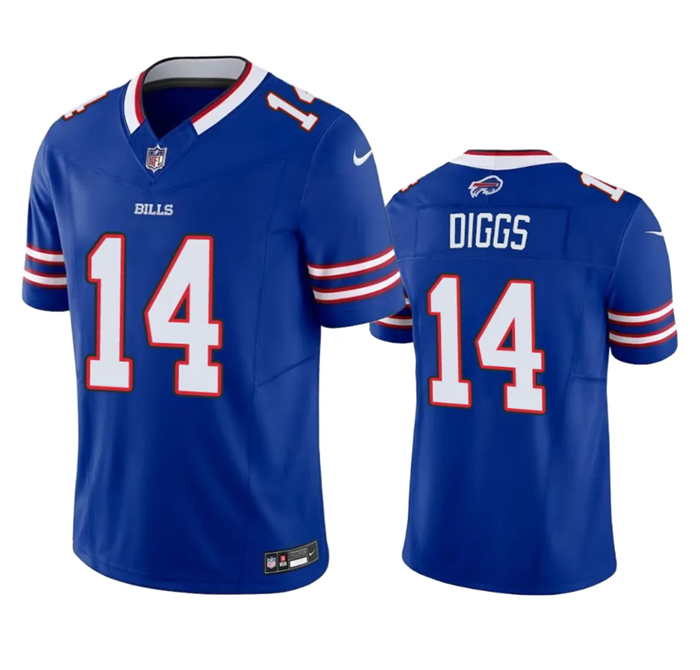 Men's Buffalo Bills #14 Stefon Diggs Blue 2023 F.U.S.E. Vapor Untouchable Limited Stitched Jersey