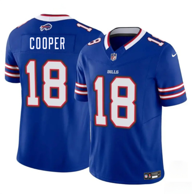 Men's Buffalo Bills #18 Amari Cooper Royal 2024 F.U.S.E. Vapor Untouchable Limited Football Stitched Jersey