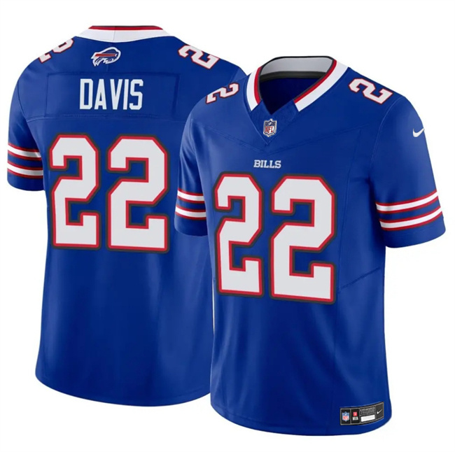 Men's Buffalo Bills #22 Ray Davis Royal 2024 F.U.S.E. Vapor Untouchable Limited Stitched Football Jersey