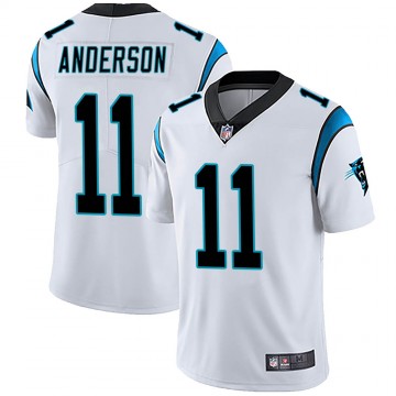 Men's Carolina Panthers Robby Anderson White Vapor...