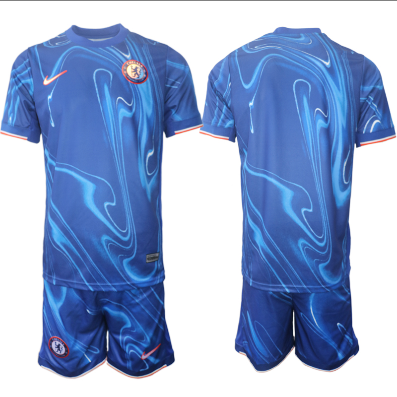 Men's Chelsea home blank 2024-25 Suit Soccer Jerseys