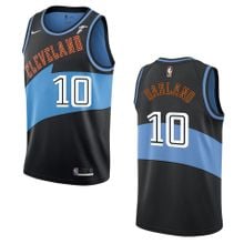 Men's Cleveland Cavaliers #10 Darius Garland Hardwood Classics Swingman Jersey - Black