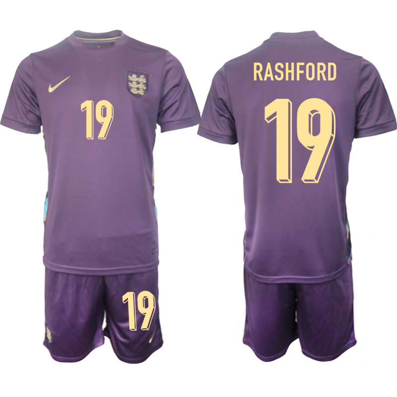 Men's England away 19# RASHFORD 2024-25 Suit Soccer Jerseys