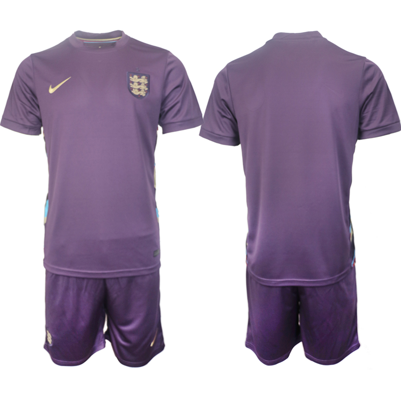 Men's England away blank 2024-25 Suit Soccer Jerseys