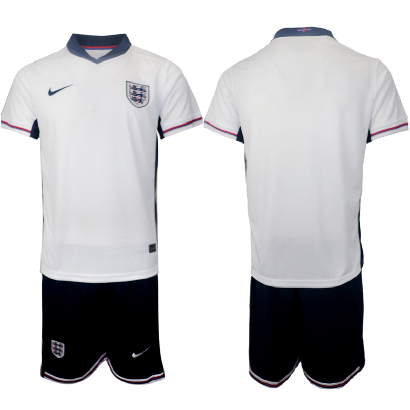 Men's England home blank 2024-25 Suit Soccer Jerseys