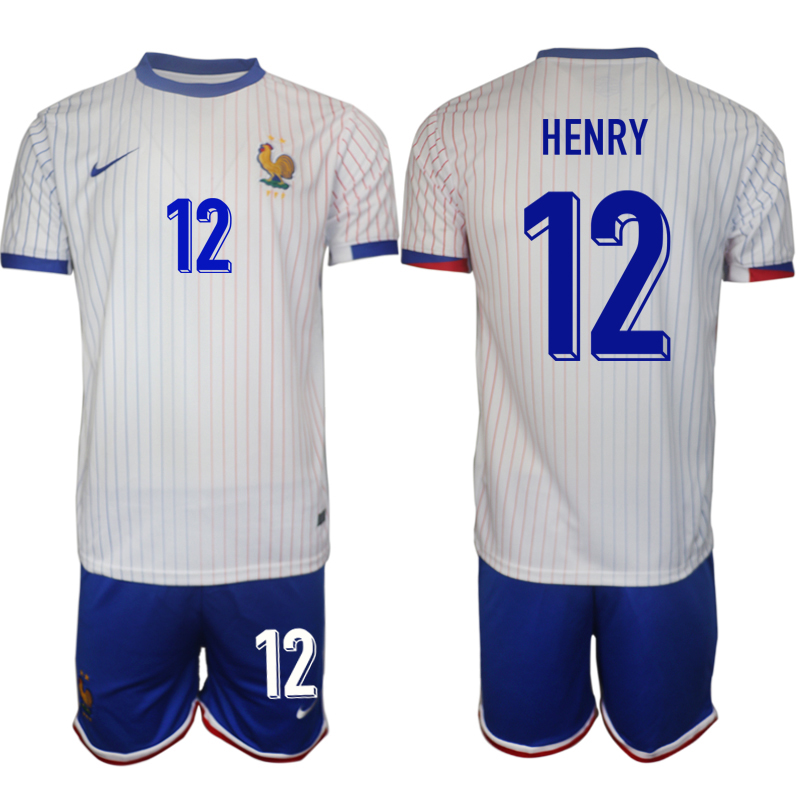 Men's France away 12# HENRY 2024-25 Suit Soccer Jerseys