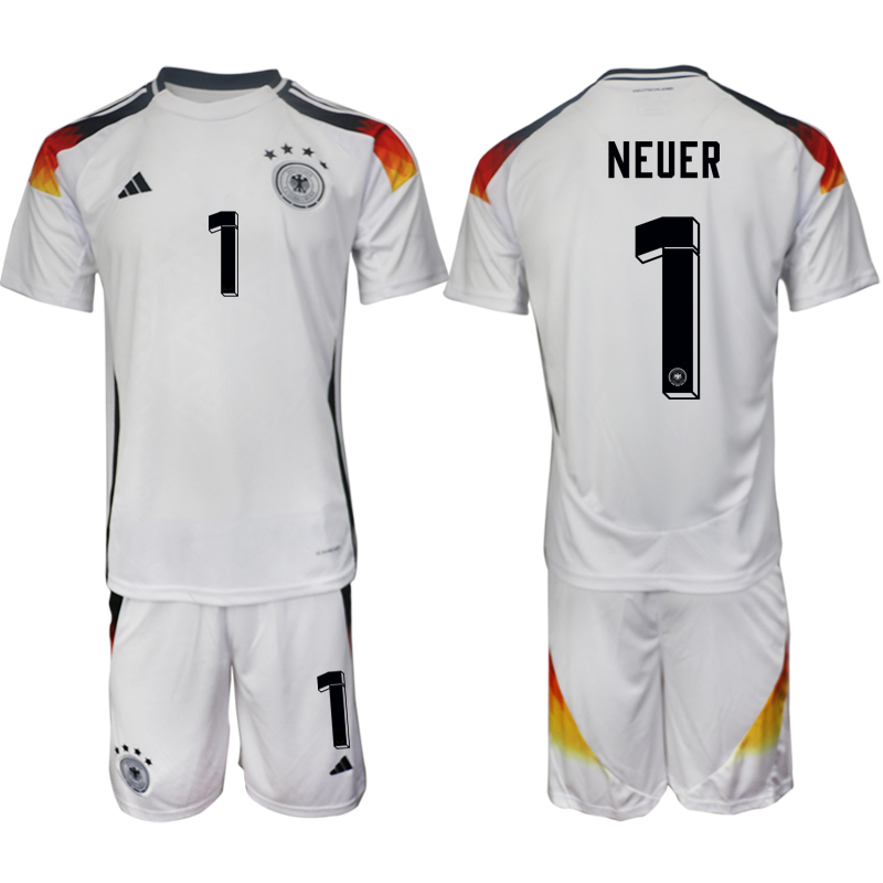 Men's Germany home 1# NEUER 2024-25 Suit Soccer Jerseys