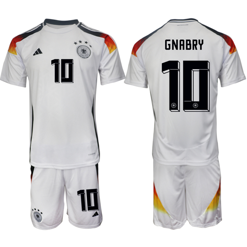 Men's Germany home 10# GNABRY 2024-25 Suit Soccer Jerseys