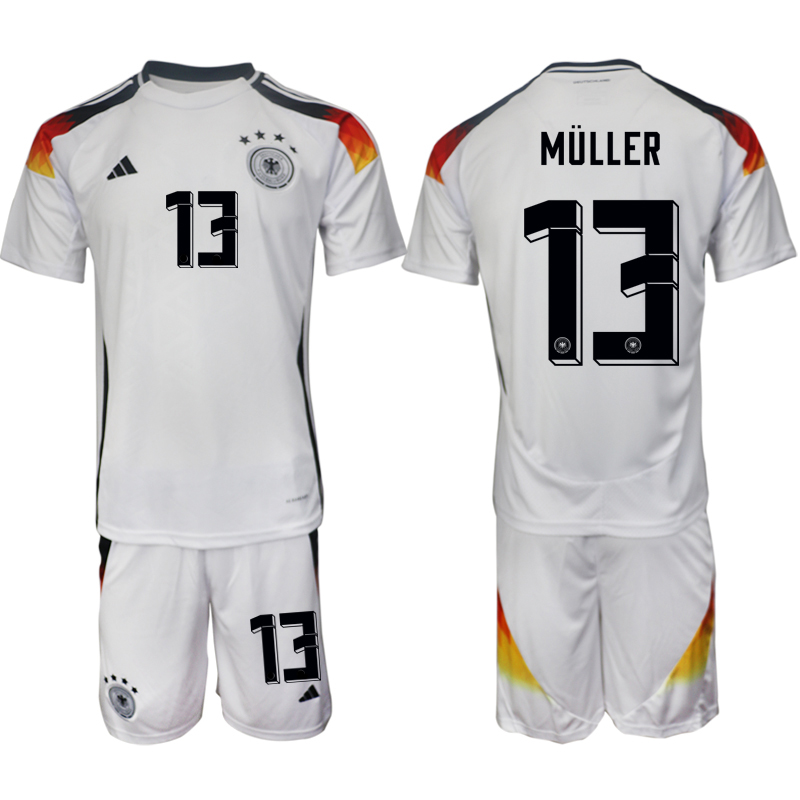 Men's Germany home 13# MULLER 2024-25 Suit Soccer Jerseys