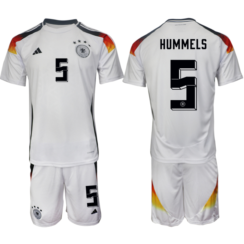 Men's Germany home 5# HUMMELS 2024-25 Suit Soccer Jerseys