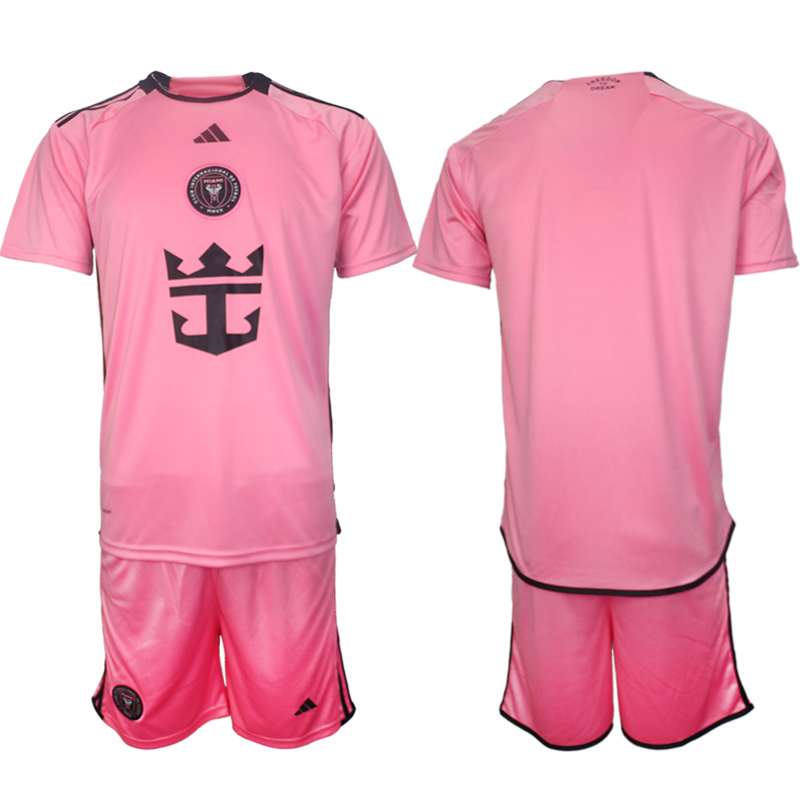 Men's Inter Miami CF home blank  2024-25 Suit Soccer Jerseys