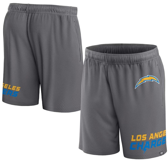 Men's Los Angeles Chargers Grey Shorts