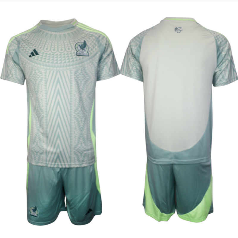 Men's Mexico away blank 2024-25 Suit Soccer Jerseys