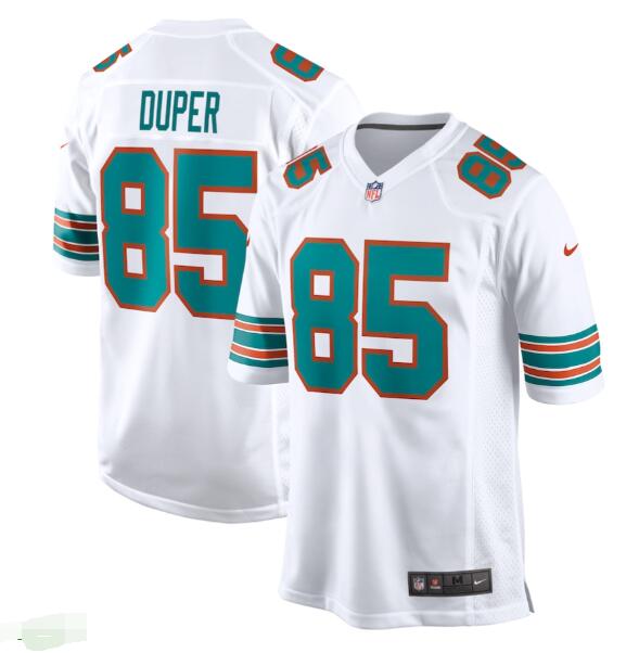 Men's Miami Dolphins #85 Mark Duper Nike White Retired Player Jersey