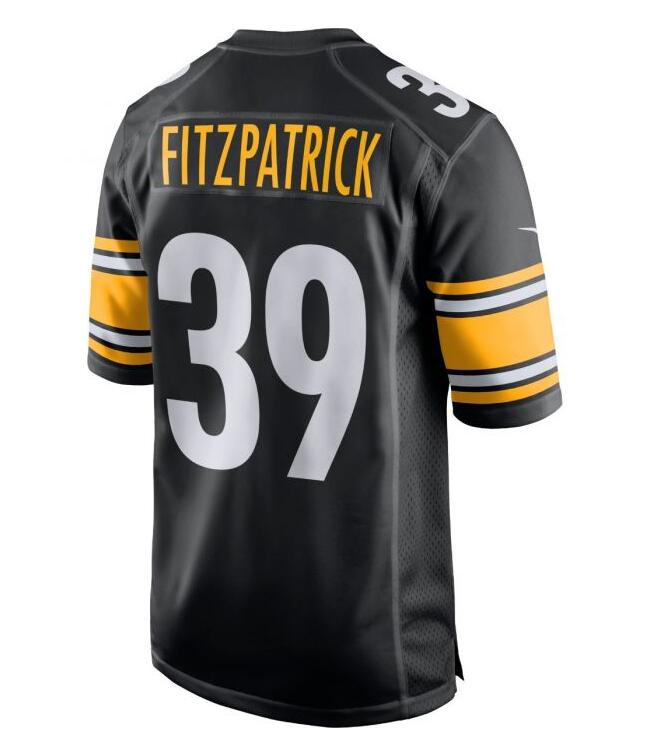 Men's Minkah Fitzpatrick #39 Nike Replica black Home Jersey