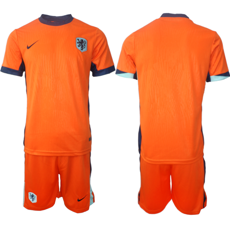 Men's Netherlands home blank 2024-25 Suit Soccer Jerseys