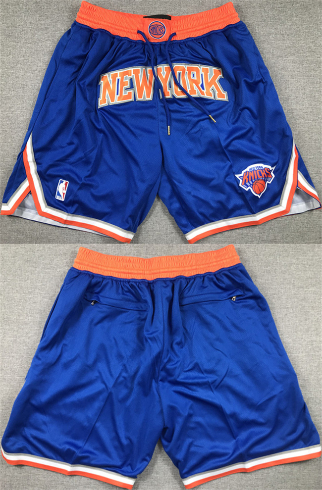 Men's New Yok Knicks Royal Shorts