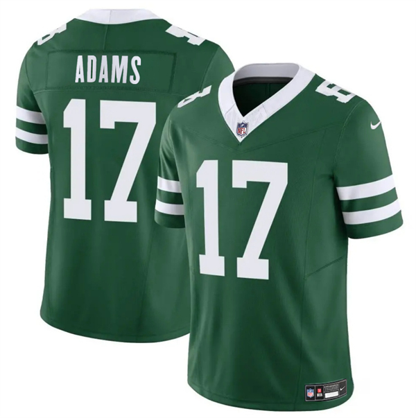 Men's New York Jets #17 Davante Adams Green 2024 F.U.S.E. Throwback Limited Football Stitched Jersey