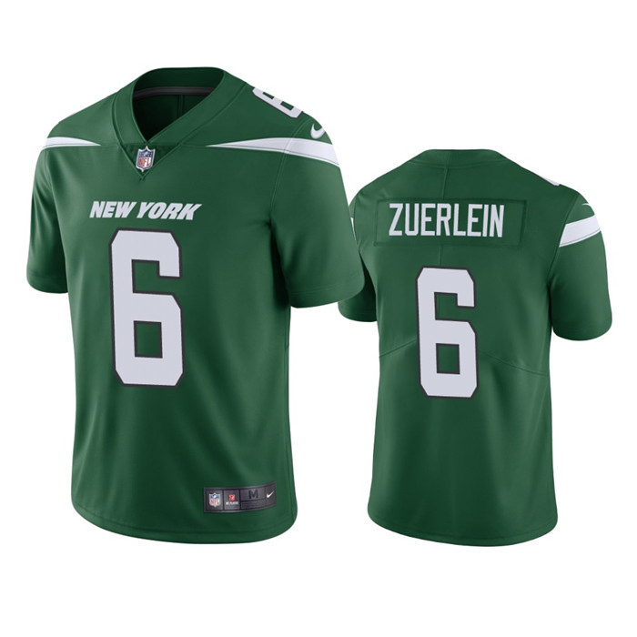 Men's New York Jets #6 Greg Zuerlein Green Vapor Untouchable Limited