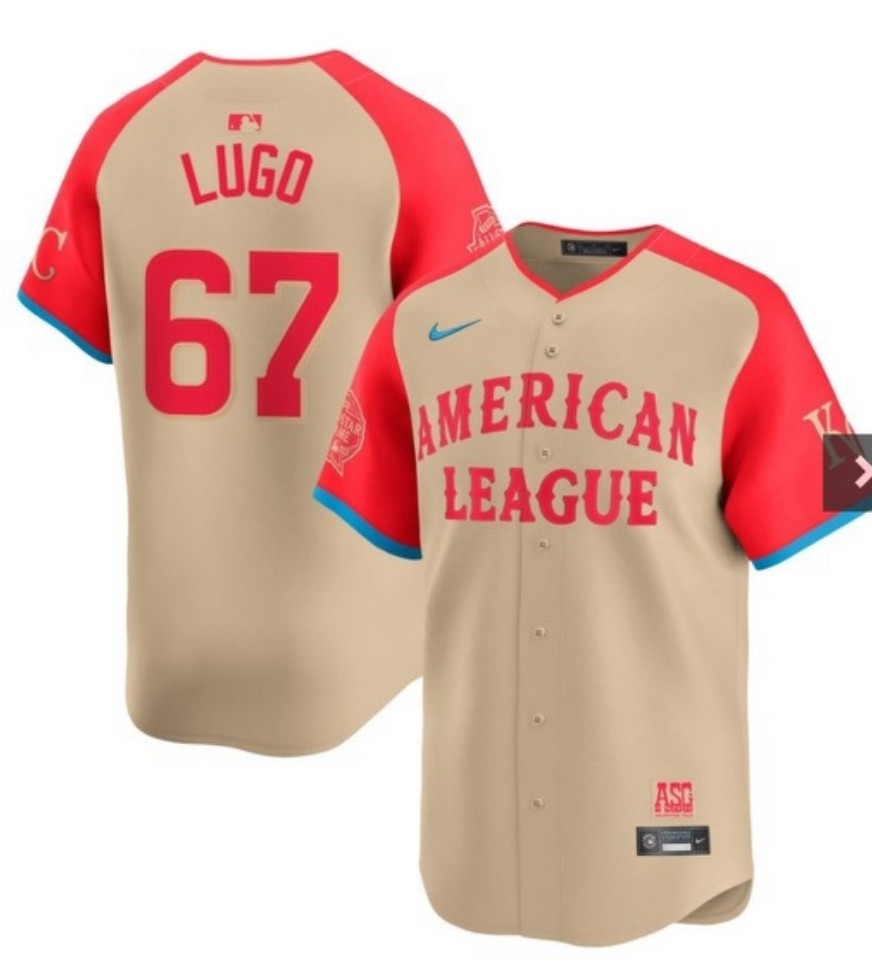 Men's New York Mets #67 Seth Lugo Cream 2024 All Star Limited Stitched Jersey