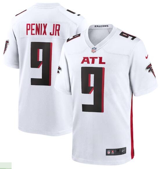 Men's Nike Michael Penix Jr. #9 White Atlanta Falcons 2024 NFL Draft First Round Pick Player Game Jersey