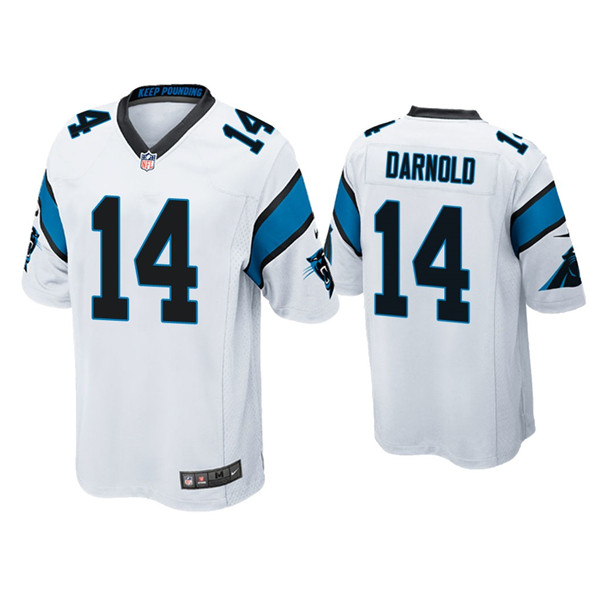 Men's Panthers #14 Sam Darnold Vapor Untouchable Limited White Jersey