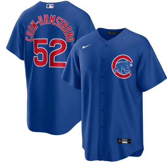 Men's Pete Crow-Armstrong #29 Chicago Cubs Blue Jersey by NIKE