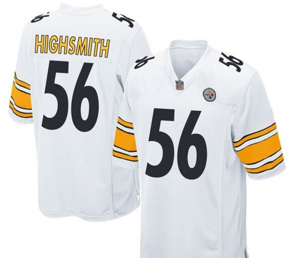 Men's Pittsburgh Steelers #56 Alex Highsmith white Jersey