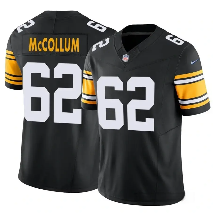 Men's Pittsburgh Steelers #62 Ryan McCollum 2024 F.U.S.E. Alternate Vapor Untouchable Limited StitchedJerseys