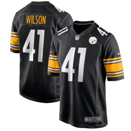 Men's Pittsburgh Steelers Payton Wilson #41 Nike 2024 NFL Draft Game Black Jersey