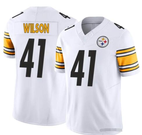 Men's Pittsburgh Steelers Payton Wilson #41 Nike 2024 NFL Draft Game White Jersey