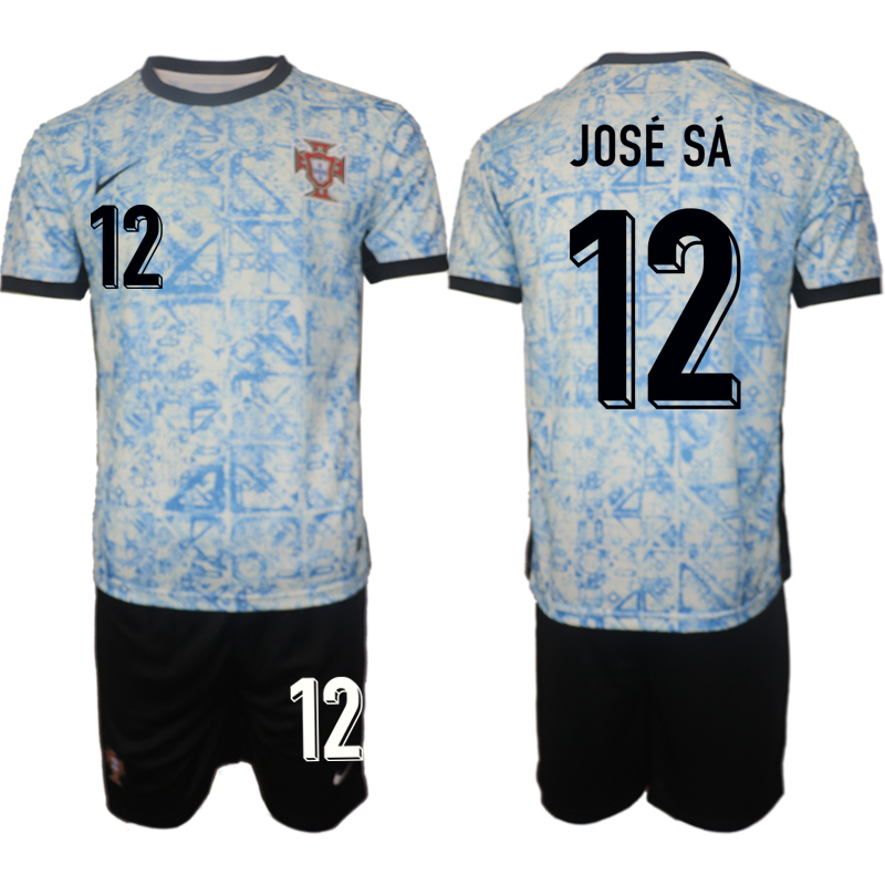 Men's Portugal away 12# JOSE SA 2024-25 Suit Soccer Jerseys